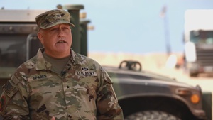 Interview: Brigadier General Earl “Chip” Sparks of the 311th Expeditionary Sustainment Command in Tantan, Morocco during African Lion 2024