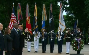 Austin, Brown Commemorate Fallen at Memorial Day Observance