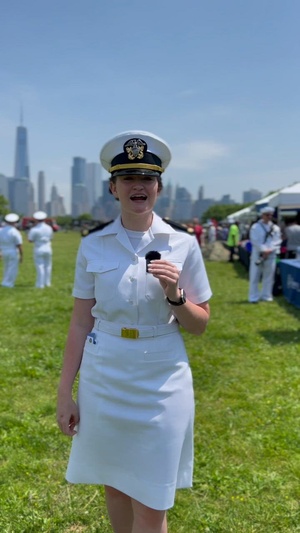 Sailors at Liberty State Park Fleet Week New York 2024