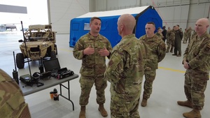 CMSAF David Flosi visits JBMDL