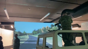 Warrant Officer 2 Paul Barnes with British Army's Land Warfare Centre visit b-roll, Part 5