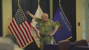 Warrant Officer 2 Paul Barnes with British Army's Land Warfare Centre visit b-roll, Part 11