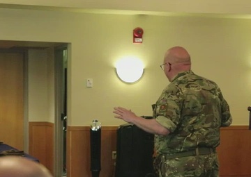 Warrant Officer 2 Paul Barnes with British Army's Land Warfare Centre visit b-roll, Part 13