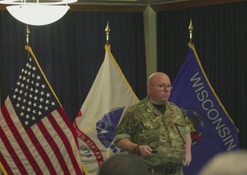 Warrant Officer 2 Paul Barnes with British Army's Land Warfare Centre visit b-roll, Part 14