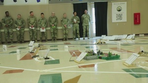Warrant Officer 2 Paul Barnes with British Army's Land Warfare Centre visit b-roll, Part 17