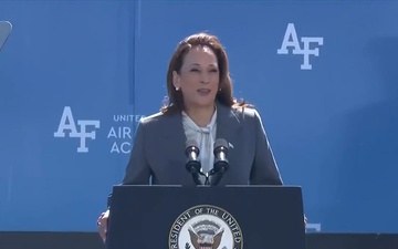 Harris Speaks at Air Force Academy Graduation