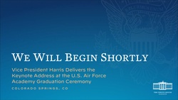 Vice President Harris Delivers the Keynote Address at the U.S. Air Force Academy Graduation Ceremony