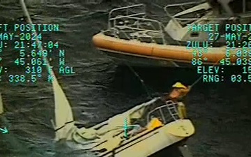 Coast Guard Station Grand Haven rescues man from sinking sailboat
