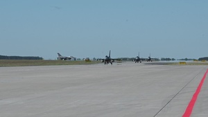 F-16 Hot Pit Refueling during Astral Knight 24
