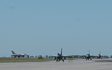 F-16 Hot Pit Refueling during Astral Knight 24