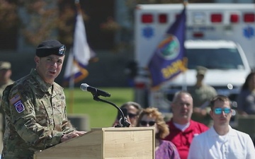 Maj. Gen. Gregory Anderson 10th Mountain Division Change of Command Speech