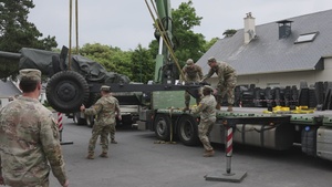 Cannons Arrive at Omaha Beach