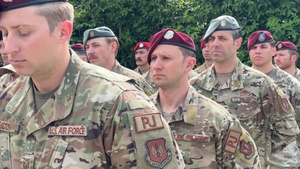 SOCEUR honors French resistance during a ceremony at Sainte-Marie-du-Mont