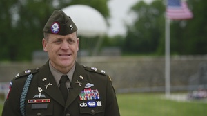 Ceremony Angoville-Au-Plain Interview: Colonel James C. Stultz