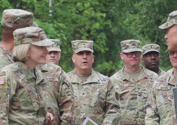 Surgeon General of the Army Visits 104th MCAS Medical Clinic in Poland