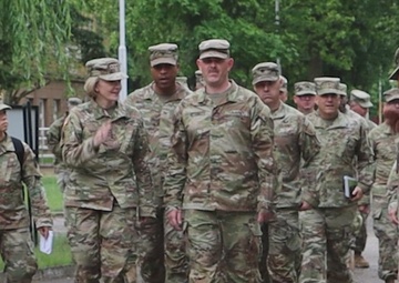 Surgeon General of the Army Visits 104th MCAS Medical Facility in Poland