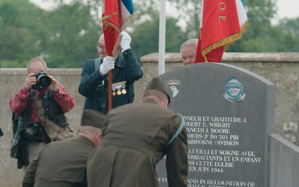 Angoville-au-Plain Medic Memorial Ceremony