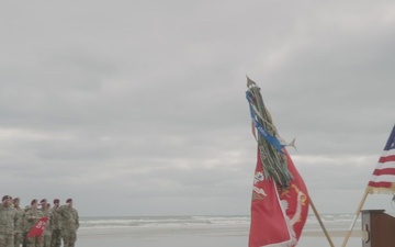 Sky Soldiers Conduct Change of Command Ceremony On Omaha Beach, Normandy, France