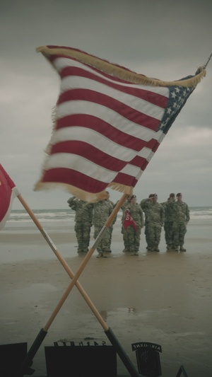 Havoc Company Change of Command, Omaha Beach, Normandy (Social Media Reel)