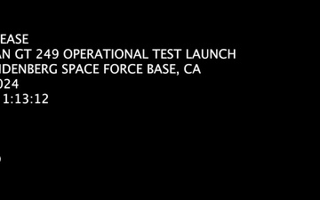 MINUTEMAN III TEST LAUNCH SHOWCASES READINESS OF U.S. NUCLEAR FORCE’S  SAFE, EFFECTIVE DETERRENT (NARRATED)