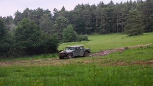 Czech vehicles at Combined Resolve 24-2