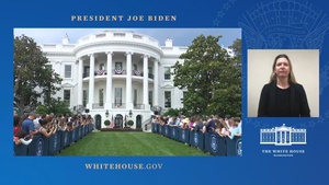 President Biden Delivers Opening Remarks at the White House Congressional Picnic