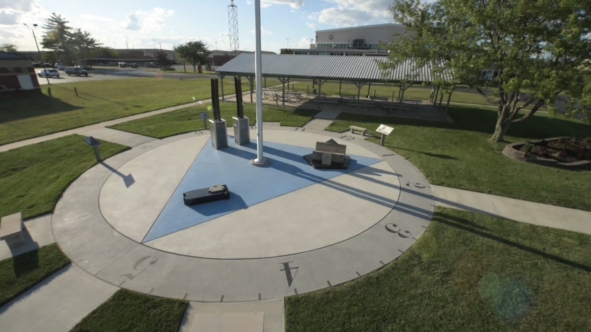 The 180th Fighter Wing 9/11 Memorial represents the nearly three thousand souls lost on that tragic day. The memorial displays three icons representing each crash site. The memorial also serves as a representation of the 180FW 24/4 alert mission in support of Operation NOBLE EAGLE adopted in 2008. (Air National Guard video by Tech. Sgt. Kregg York)