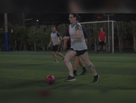 International partners team up for soccer match