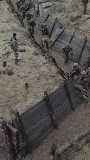 Oklahoma National Guard breaks ground on trench warfare lane