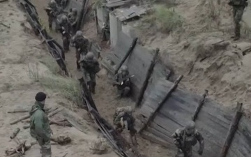 Oklahoma National Guard breaks ground on trench warfare lane