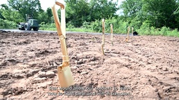 Oklahoma National Guard breaks ground on trench warfare lane