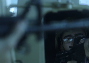 12th Marine Littoral Regiment Marines Train in a Convoy Simulator