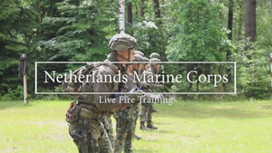 Netherlands Marine Corps Live Fire Training