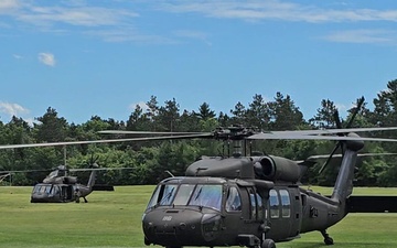 June 2024 UH-60 Black Hawk helicopter operations at Fort McCoy, Part 3