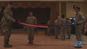 Folding the American Flag