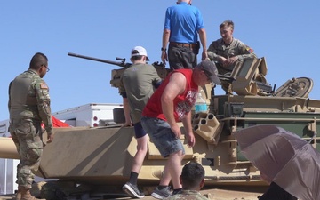 1st Armored Division Static Display at Holloman AFB Legacy of Liberty Air Show