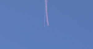 Civilians and former members of special operations perform airborne static line jumps