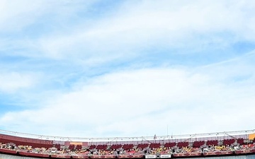 F-16 Flyover of U.S. Men's National Team Game vs Colombia