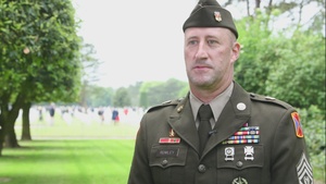 D-Day 80th Anniversary Ceremony Interview: CSM Kellen Rowley