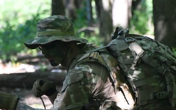 Reconnaissance training at Fort Indiantown Gap