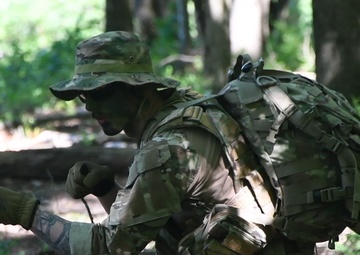 Reconnaissance training at Fort Indiantown Gap