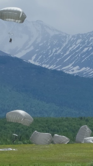 11th Airborne Division take part in airborne operation