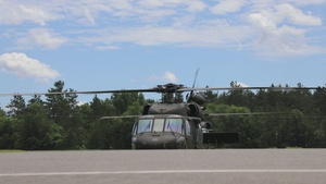 June 2024 UH-60 Black Hawk helicopter operations at Fort McCoy B-Roll