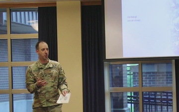 Fort McCoy Garrison commander gives final comments during 2024 Asian-Pacific Islander Month Observance