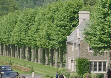 U.S. President Visits Belleau Wood