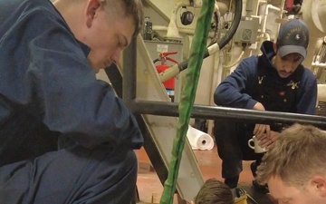 Today I went to work with the main propulsion division aboard Coast Guard Cutter James: here's how it went