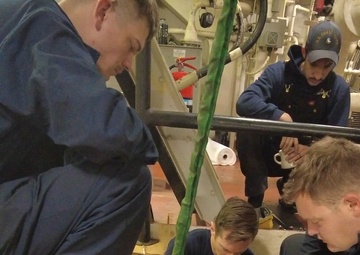 Today I went to work with the main propulsion division aboard Coast Guard Cutter James: here's how it went