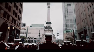 Marine Band San Diego performs at Indianapolis 500 Parade