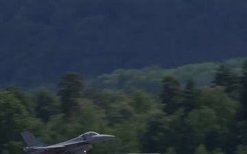 NATO fighter pilots test their skills during a dogfighting competition