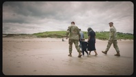 173rd Paratrooper's Son Is Baptized on Omaha Beach, Normandy, France